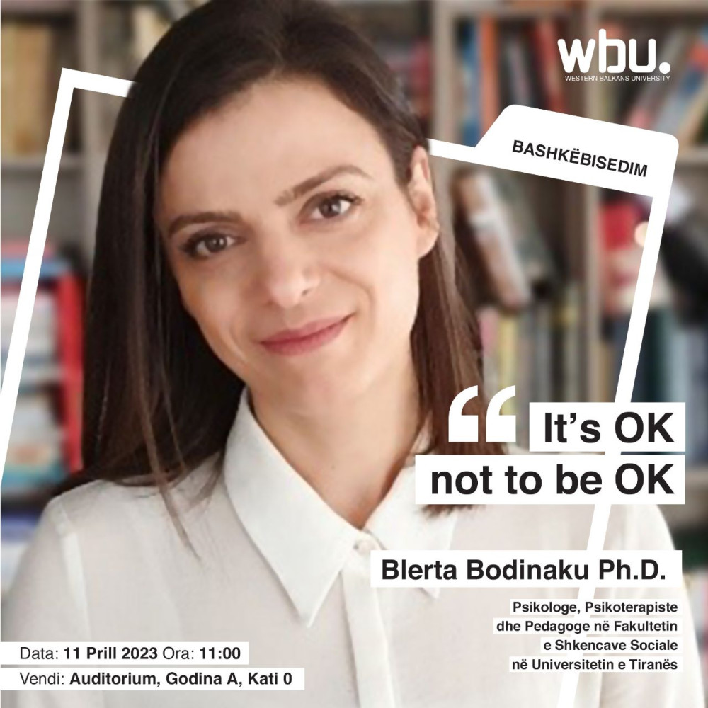 "It's OK not to be OK" by Blerta Bodinaku Ph.D