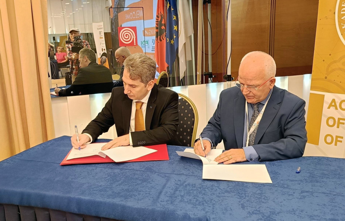 Western Balkans University signs the Cooperation Protocol with the NanoAlb Research Unit, part of the Academy of Sciences of Albania