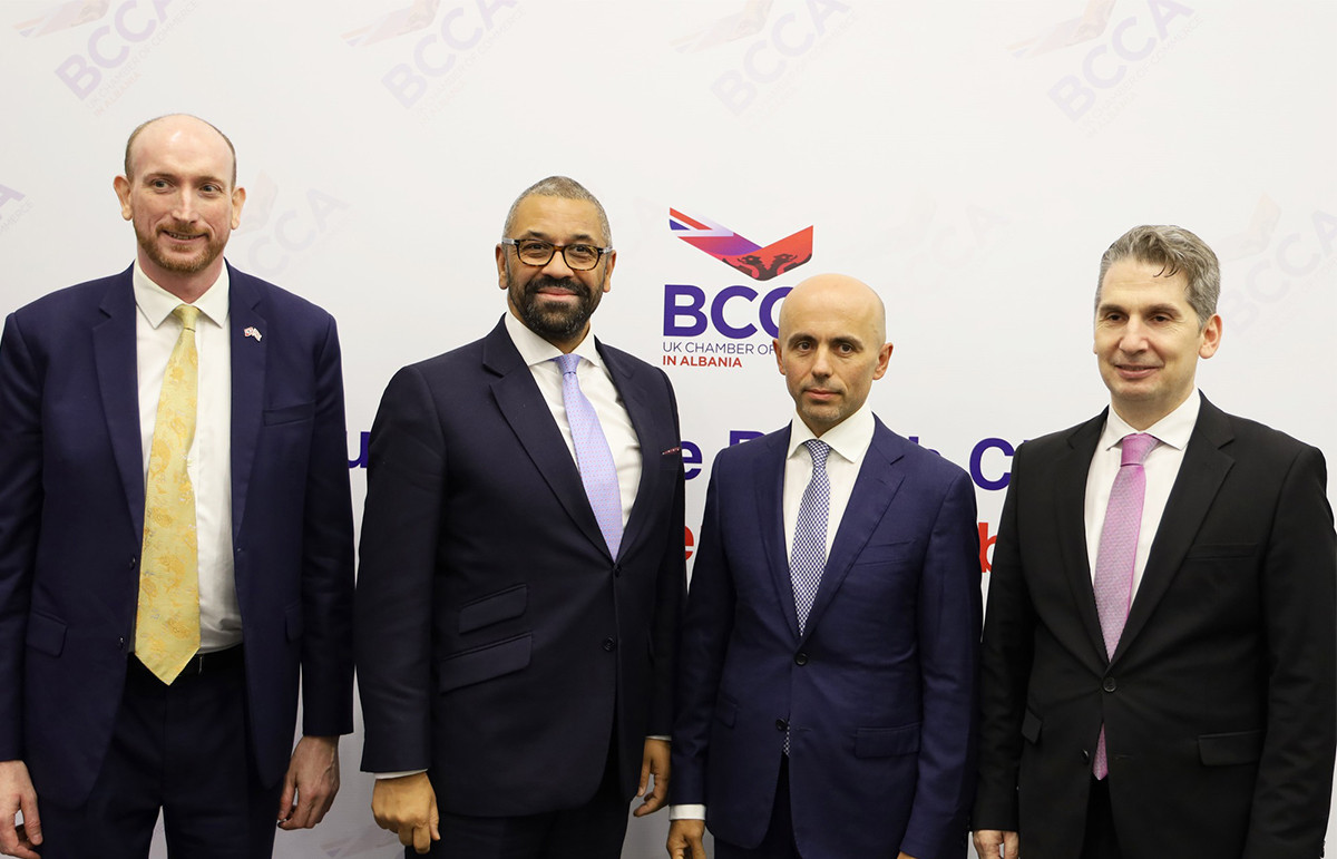 The UK Foreign Secretary, James Cleverly, paid a visit to the Western Balkans University