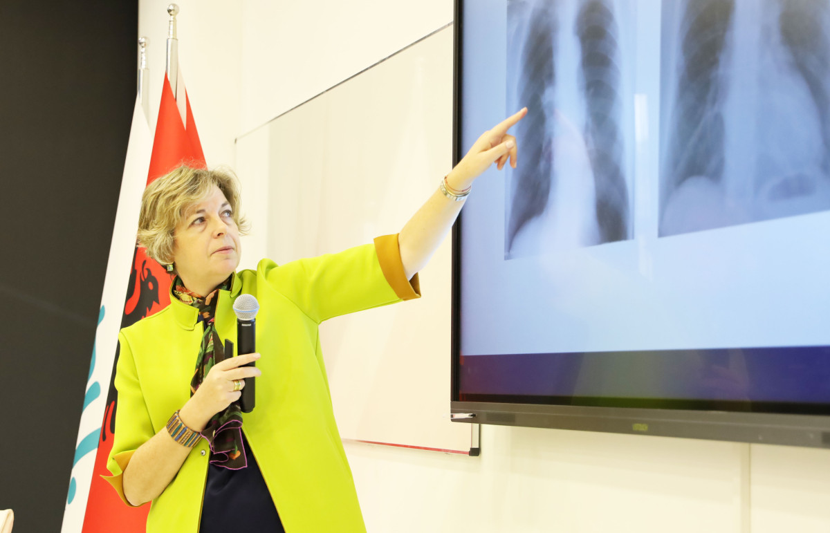 Technology and innovations in teaching, part of the Rector's discussion with Medical students