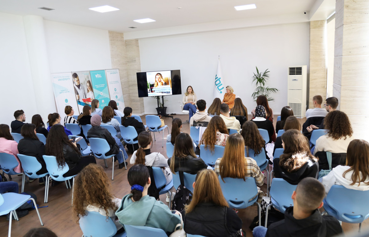 Rolina Naço held a seminar with students on healthy nutrition