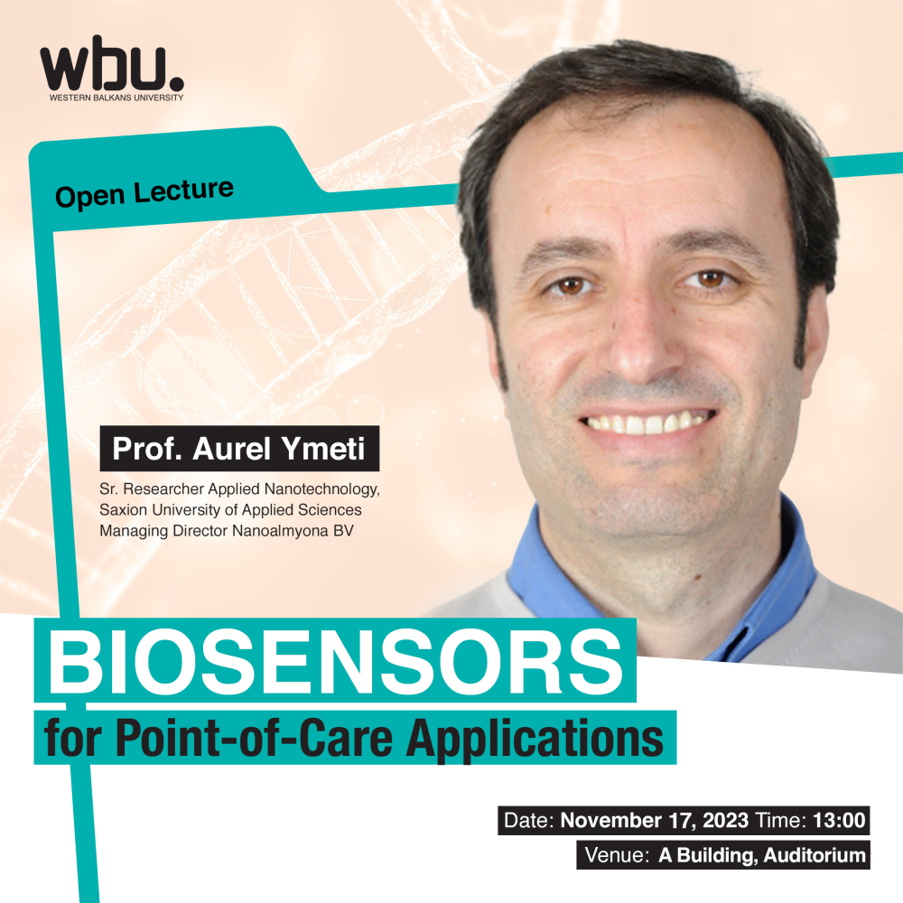 Open lecture: "Biosensors for Point-of-Care Applications"