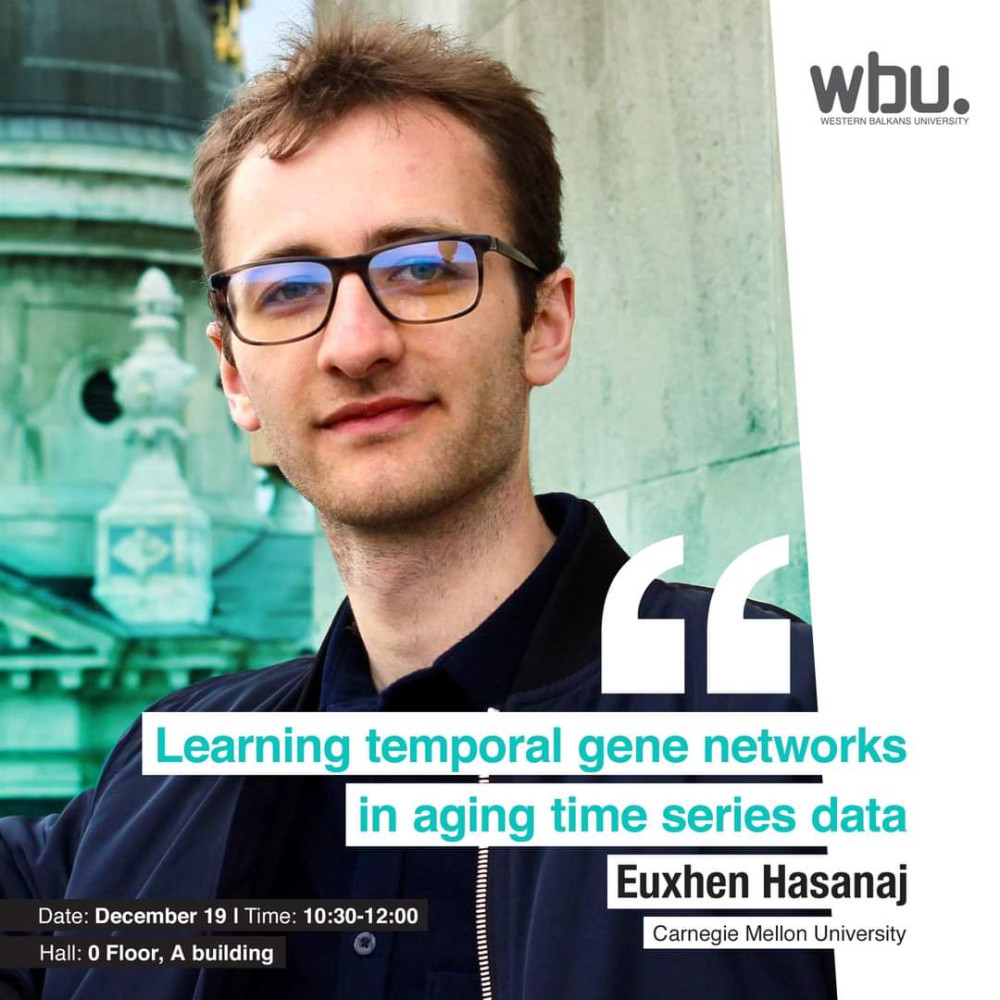 "Learning Temporal Gene Networks in Aging Time Series Data", by Euxhen Hasanaj