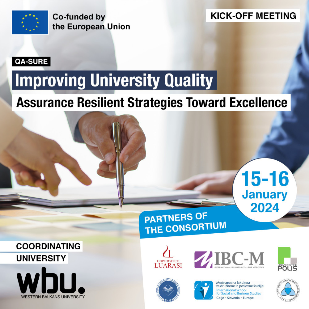 "Kick Off" meeting-Improving University QA Resilient Toward Excellence Strategies