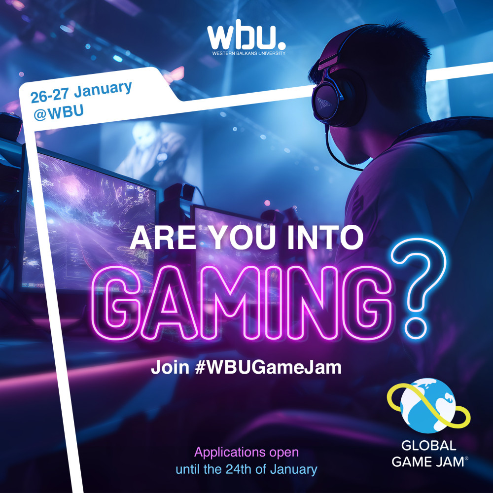 Western Balkans University organizes #WBUGameJam 2nd edition
