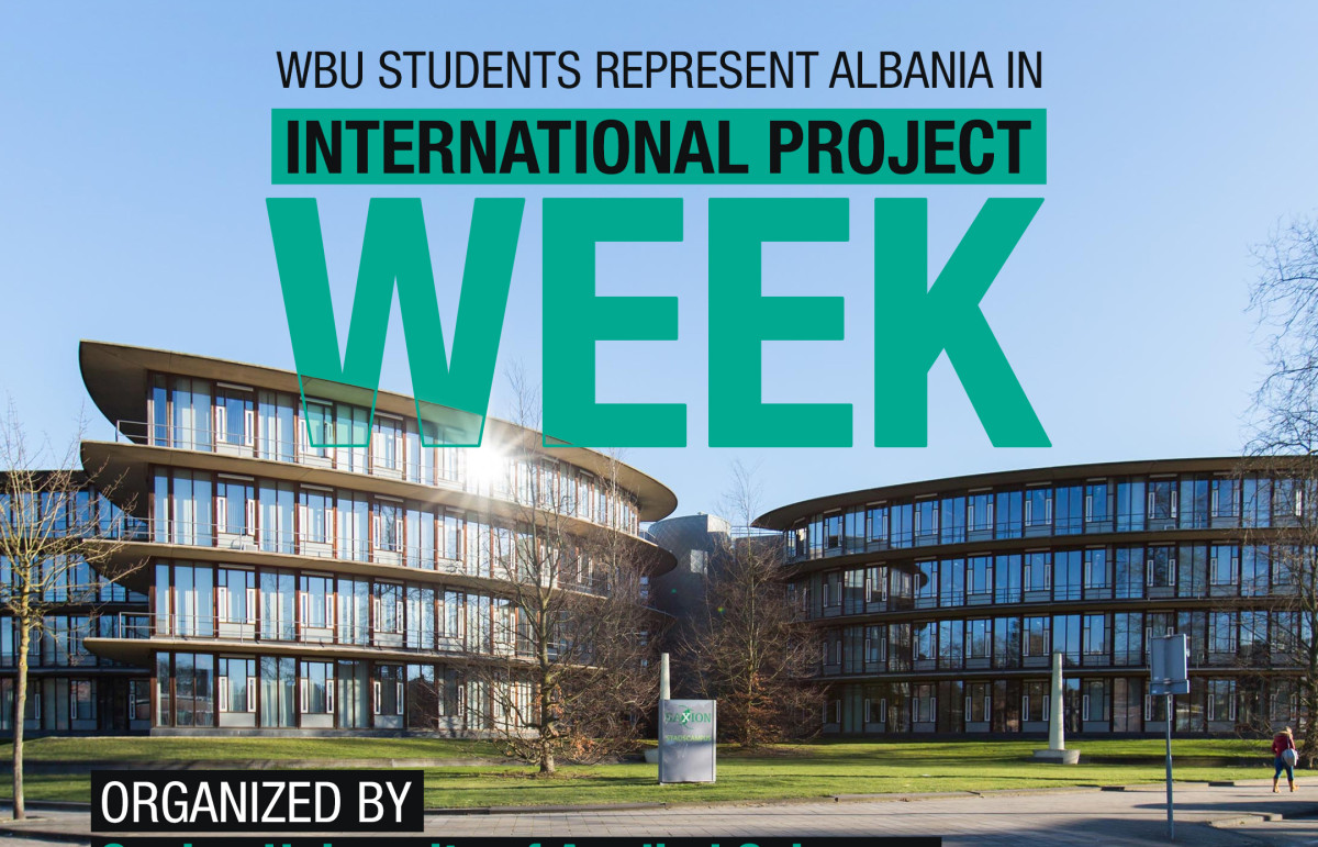 WBU students represent Albania in International Project Week