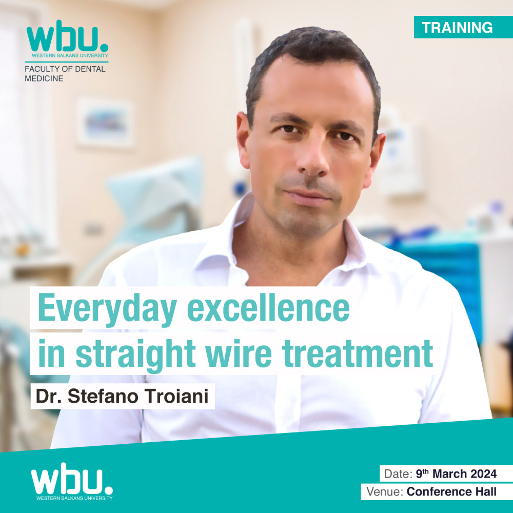 "Everyday Excellence in Straight Wire Treatment", training by Dr. Stefano Troiani
