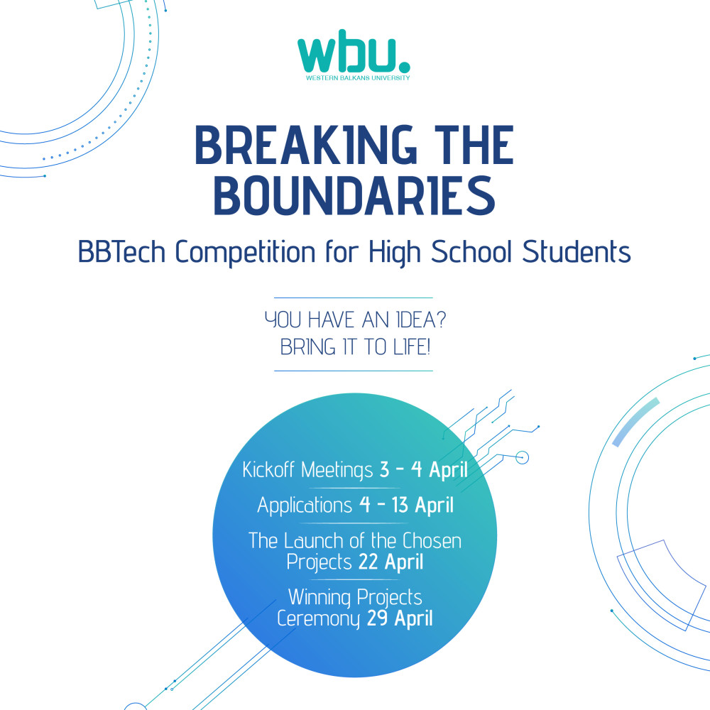 Breaking the Boundaries - BBTech Competition for High School Students