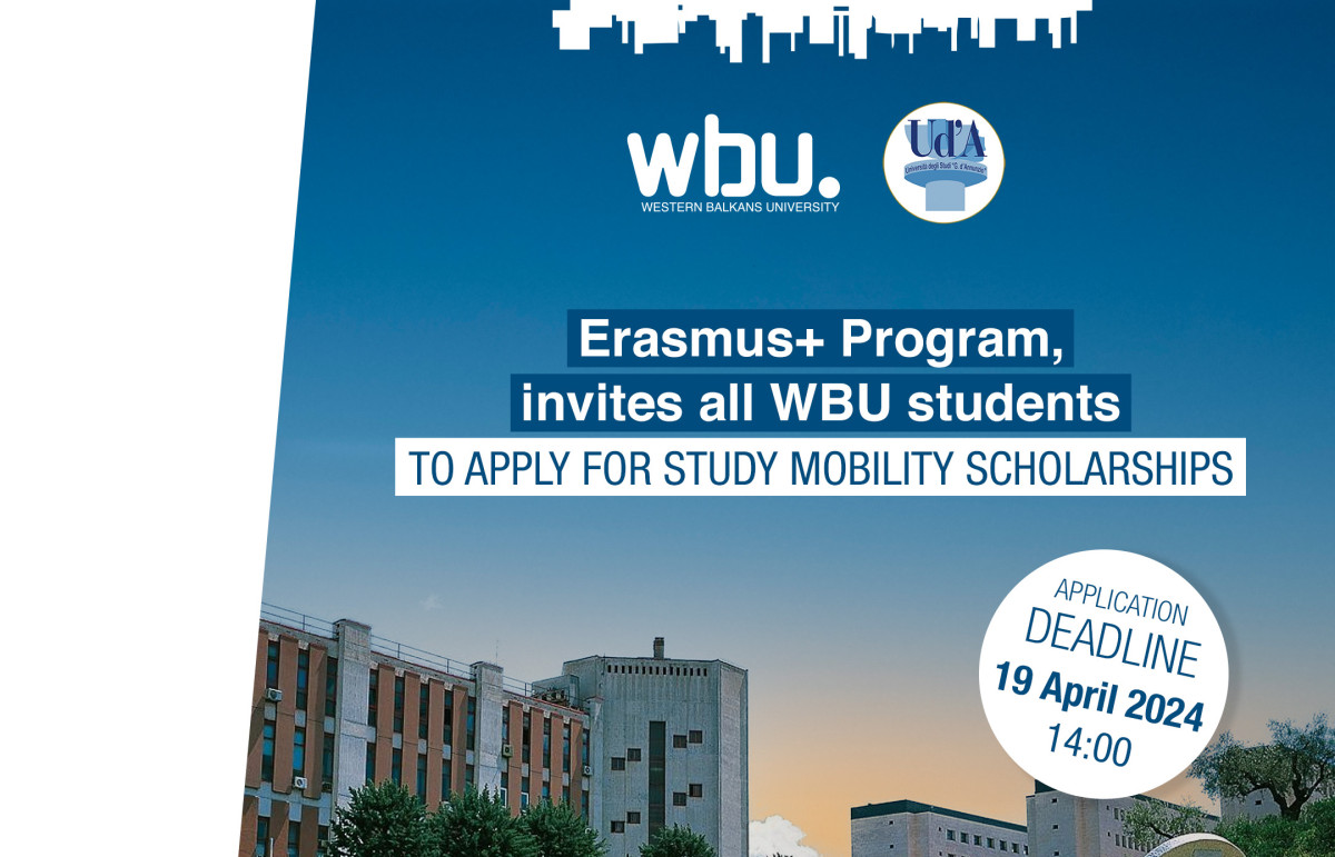 Erasmus+ scholarship for WBU students at the Unive