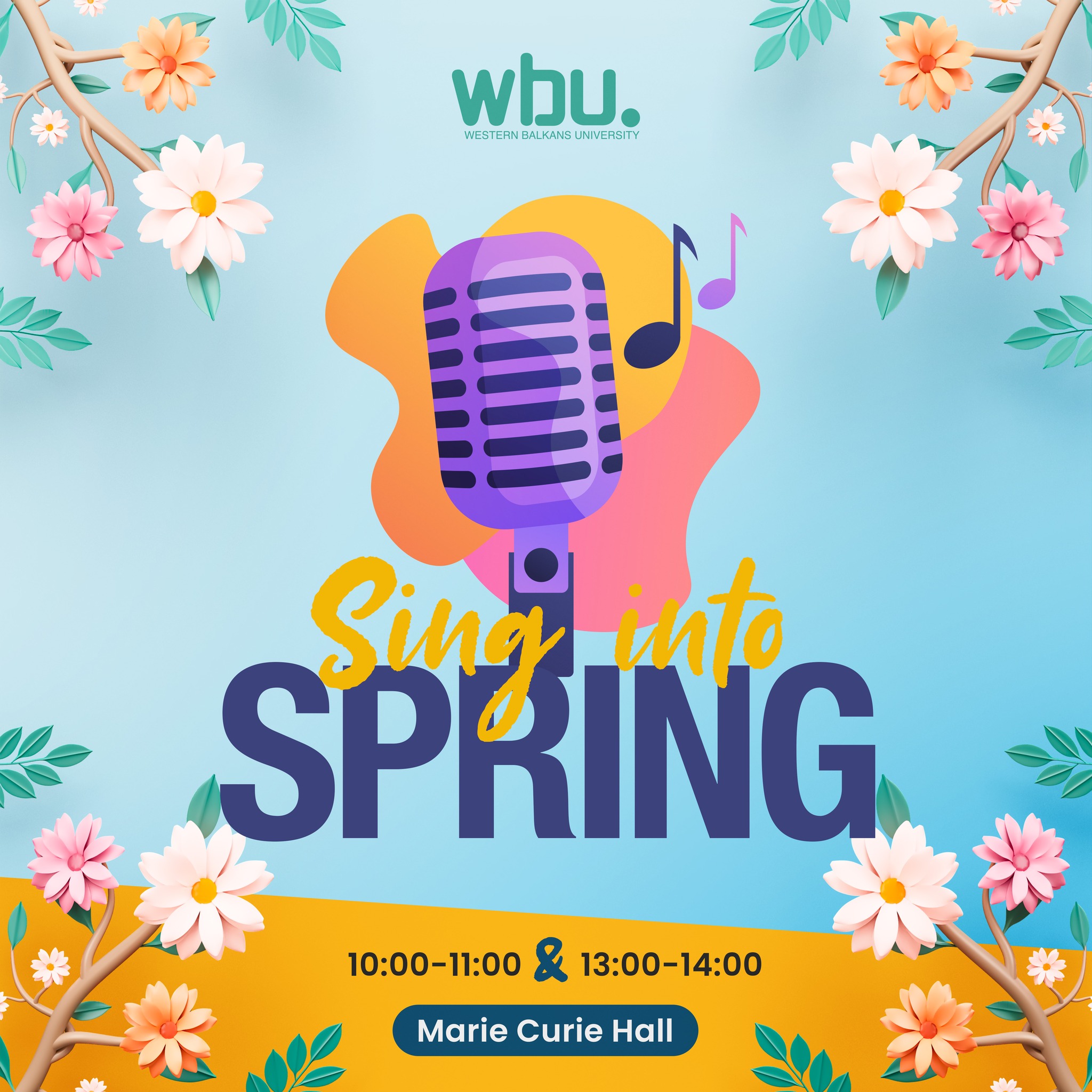 Posteri i eventit: Sing into Spring