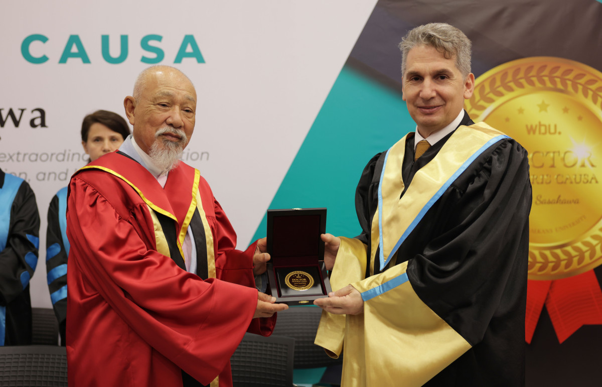 WBU honors Mr. Yohei Sasakawa, Chairman of the Nippon Foundation, with the title “Doctor Honoris Causa”