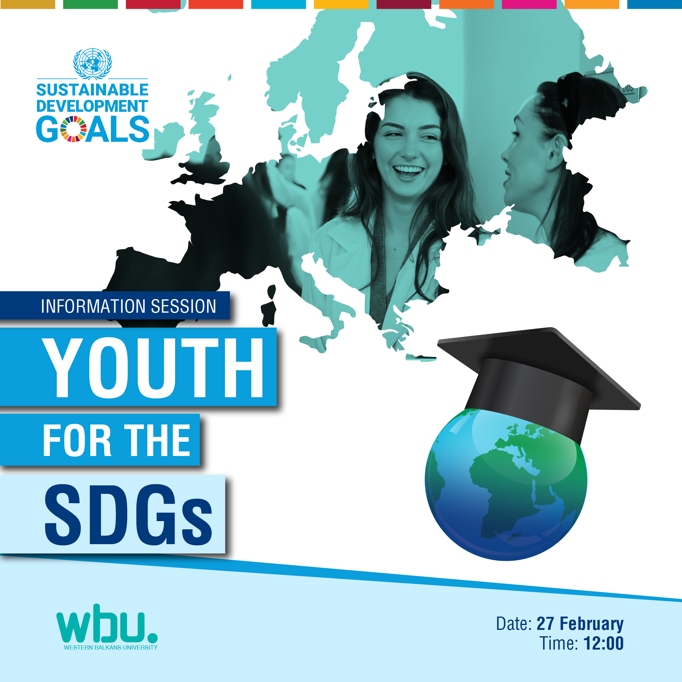 Posteri i eventit: Information Session on the Sustainable Development Goals (SDGs) in collaboration with UNICEF