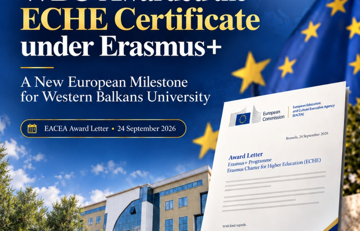 Western Balkans University Receives ECHE Certifica